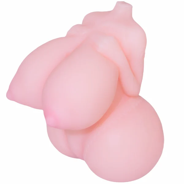Jennifer: Fantasy Mini Sex Doll Torso with Soft TPE Body and Big Bust Pocket Pussy Realistic Feel Adult Companion Doll