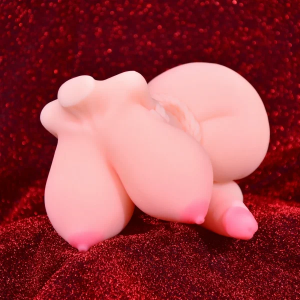 Little Hermaphroditus: Mini Futanari TPE Sex Doll Torso Shemale Pocket Pussy Doll