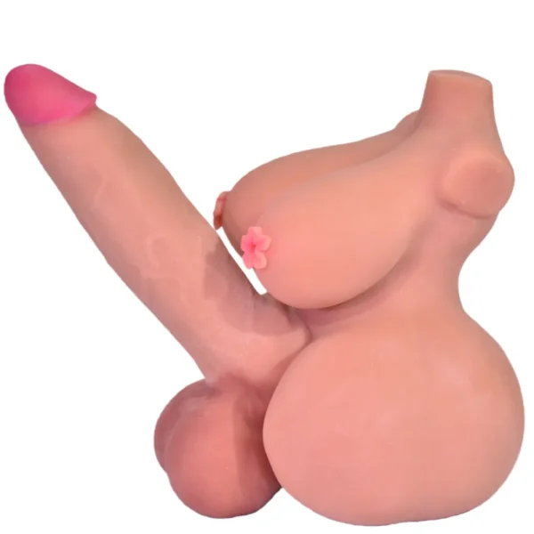 Sakura Futa Goddess：Futanari Sex Doll Dual Channel TPE Torso Nipple Penetration Couples Toy